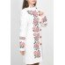 Embroidered coat "Roses Lace" white