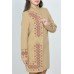 Embroidered coat "Chestnut" beige