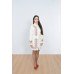 Embroidered coat "Chestnut" white