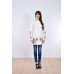 Embroidered coat "Modern" white