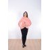 Embroidered coat "Flower Magic" peach