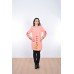Embroidered coat "Valley of Sun" peach