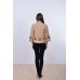 Embroidered coat "Lace" beige