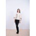 Embroidered coat "Wild Rose" white