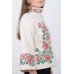 Embroidered coat "Wild Rose" white