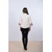 Embroidered coat "Wild Rose" white