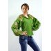 Embroidered blouse "Harmony" green