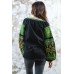 Embroidered blouse "Luxury" green