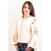 Embroidered blouse "Harmony" beige 