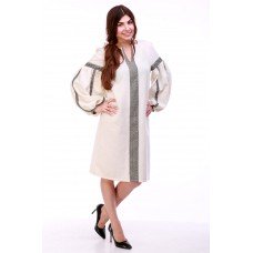 Embroidered dress "Thought 2"