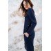 Embroidered costume "Stars" Navy