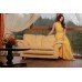 Embroidered dress "Romance" yellow