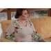 Embroidered dress Plus Size "Summer Field"