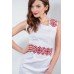 Embroidered midi dress "Dream 2" White