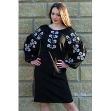 Embroidered dress "Stylish Geometry"