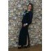 Embroidered dress "Cornflower Dreams 6" navy