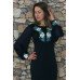 Embroidered dress "Cornflower Dreams 6" navy