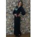 Embroidered dress "Cornflower Dreams 6" navy