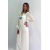 Embroidered dress "Cornflower Dreams 6" milk