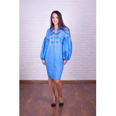 Embroidered dress "Rainbow"