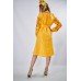 Embroidered Classic Dress "Totem" Tangerine