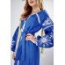 Embroidered Boho Maxi Dress "Fantasy" Electric