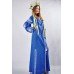 Embroidered Boho Maxi Dress "Fantasy" Electric