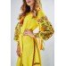 Embroidered Boho Maxi Dress "Fortune" Yellow