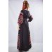Embroidered Boho Maxi Dress "Fortune" Black