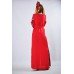 Embroidered Boho Maxi Dress "Charm 3" Red