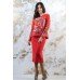 Embroidered Costume "Fairy World" Red