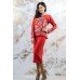 Embroidered Costume "Fairy World" Red