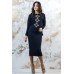 Embroidered Costume "Stars" Navy