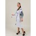Embroidered Wrap Around Dress "Life Tree"