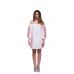 Embroidered Dress "Sweetness in White"