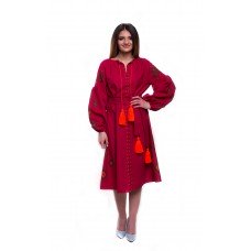Embroidered Dress "Bohemian Passion"