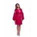Embroidered Dress"Raspberry"