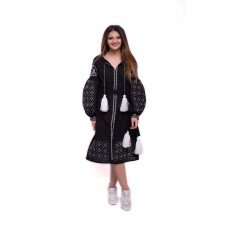 Embroidered Dress "Bohemian Night"