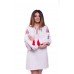Embroidered Dress "Bohemian Roses" white