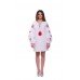 Embroidered Dress "Bohemian Roses" white