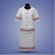 Embroidered costume "Decent Roses"
