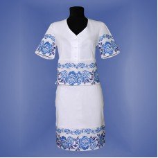 Embroidered costume "Borshchiv Roses"