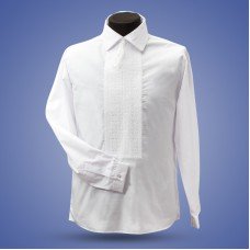 Embroidered shirt "White Energy" collar