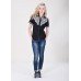 Embroidered blouse "Galychanka" black