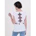 Embroidered blouse "Svarog" white