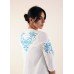 Embroidered cardigan "Ellada" white