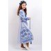 Embroidered dress for girl "Luxury 2" blue
