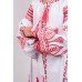 Embroidered costume for girl "Luxury 2" white