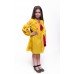 Embroidered dress for girl "Adriana" amber