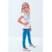 Embroidered tee-shirt for girl "Journey of Blue Rose"